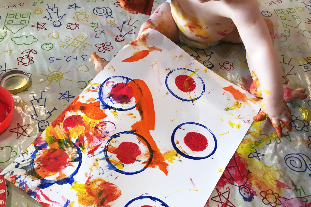 Can ‘Art at the Start’ improve a child’s wellbeing?